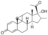 9Β,11Β-环氧-16Β-甲基孕甾-1,4-二烯-17Α-醇-3,20-二酮 结构式