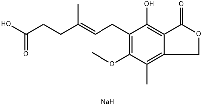 霉酚酸钠 结构式