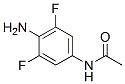 N-(4-amino-3,5-difluoro-phenyl)acetamide 结构式