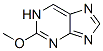 1H-Purine, 2-methoxy- (9CI) 结构式