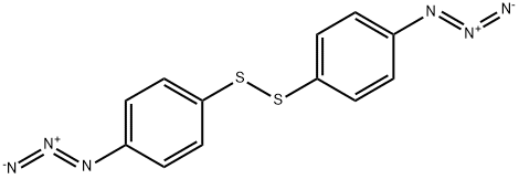 双(4-叠氮基苯基)二硫醚 结构式
