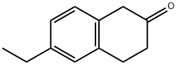 6-乙基-2-萘满酮 结构式