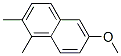 Naphthalene, 6-methoxy-1,2-dimethyl- (9CI) 结构式