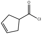 3-Cyclopentene-1-carbonyl chloride 结构式