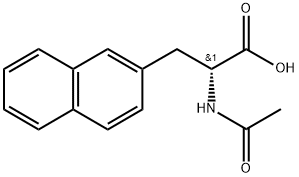 (R)-N-乙酰基-beta-萘基丙氨酸 结构式