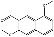 3,8-二甲氧基-2-萘甲醛 结构式