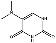 5-(二甲氨基)尿嘧啶 结构式