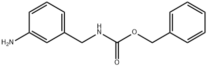 3-N-CBZ-AMINOMETHYLANILINE
 结构式