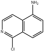5-氨基-1-氯异喹啉 结构式