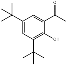 1-(3,5-二-叔丁基-2-羟苯基)乙酮 结构式
