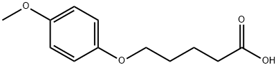 5-(4-Methoxyphenoxy)pentanoic Acid 结构式