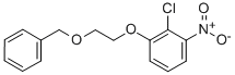 Benzene, 2-chloro-1-nitro-3-[2-(phenylmethoxy)ethoxy]- 结构式