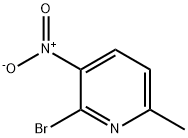 2-溴-6-甲基-3-硝基吡啶 结构式