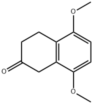 5,8-二甲氧基-2-萘满酮 结构式