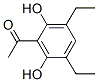 1-(3,5-diethyl-2,6-dihydroxyphenyl)ethan-1-one 结构式