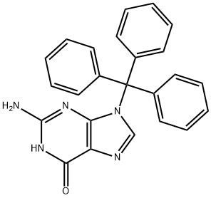 9N-Trityl Guanine 结构式