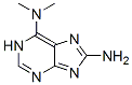 1H-Purine-6,8-diamine,  N6,N6-dimethyl-  (9CI) 结构式