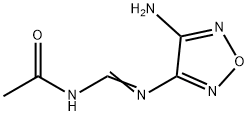 Acetamide, N-[(4-amino-1,2,5-oxadiazol-3-yl)iminomethyl]- (9CI) 结构式