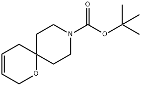 1-氧杂-9-氮杂螺[5.5]十一碳-3-烯-9-羧酸叔丁酯 结构式