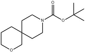 2-噁-9-氮杂螺[5.5]十一烷-9-羧酸叔丁酯 结构式