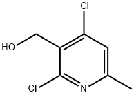 (2,4-二氯-6-甲基吡啶-3-基)甲醇 结构式