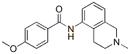 4-Methoxy-N-(1,2,3,4-tetrahydro-2-methylisoquinolin-5-yl)benzamide 结构式
