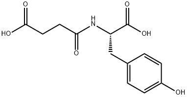 N-琥珀酰-L-酪氨酸 结构式