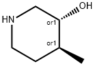 反式-4-甲基-3-哌啶醇 结构式