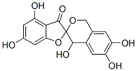 1',4'-Dihydro-4,4',6,6',7'-pentahydroxyspiro[benzofuran-2(3H),3'-[3H-2]benzopyran]-3-one 结构式