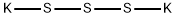 dipotassium trisulphide 结构式