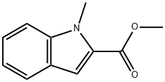 1-甲基-2-吲哚甲酸甲酯 结构式
