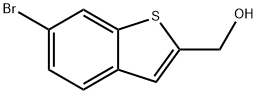 6-溴苯并[B]噻吩-2-甲醇 结构式