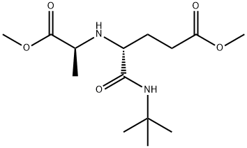 Hexanoic acid, 6-[(1,1-dimethylethyl)amino]-5-[[(1S)-2-methoxy-1-methyl-2-oxoethyl]amino]-6-oxo-, methyl ester, (5R)- (9CI) 结构式