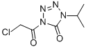 5H-Tetrazol-5-one, 1-(chloroacetyl)-1,4-dihydro-4-(1-methylethyl)- (9CI) 结构式