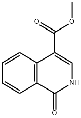 1-羟基异喹啉-4-羧酸甲酯 结构式