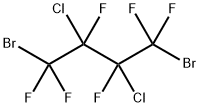 1,4-二溴-2,3-二氯-1,1,2,3,4,4-六氟丁烷 结构式