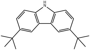 3,6-二叔丁基咔唑 结构式