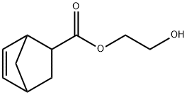 5-降冰片烯-2-羧酸 (2-羟乙基)酯 结构式