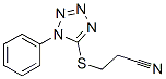 3-[(1-phenyl-1H-tetrazol-5-yl)thio]propiononitrile 结构式