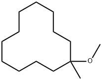 1-甲氧基-1-甲基环十二烷 结构式