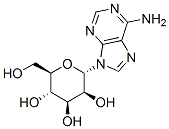 9H-Purin-6-amine, 9-.alpha.-D-mannopyranosyl- 结构式