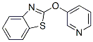 2-(3-pyridyloxy)benzothiazole  结构式