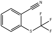 2-((三氟甲基)硫代)苯甲腈 结构式