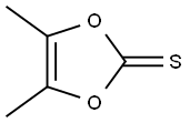 1,3-Dioxole-2-thione,4,5-dimethyl- 结构式