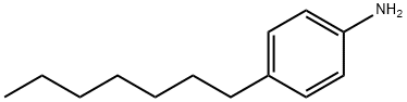 4-庚基苯胺 结构式