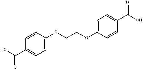乙二醇双(4-羧苯基) 醚 结构式