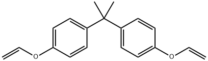 苯, 1,1'-(1-甲基乙亚基)双[4-(乙烯基OXY)- 结构式