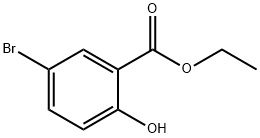 5-溴-2-羟基苯甲酸乙酯 结构式