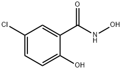 5-氯-N,2-二羟基苯甲酰胺 结构式