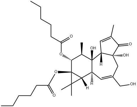 PHORBOL-12,13-DIHEXANOATE 结构式